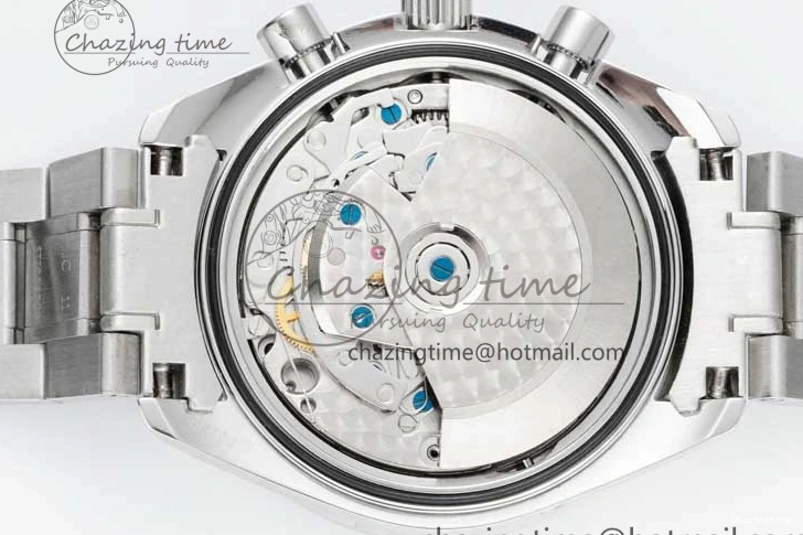 0512 Speedmaster Racing Master SS HKF Best Edition White Dial on SS Bracelet A Premium 7809
